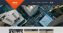 Desktop Screenshot of apcoworldwide.com